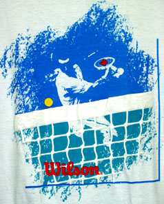 Wilson — WILSON "3D Net" Cotton T-Shirt (L, XL)