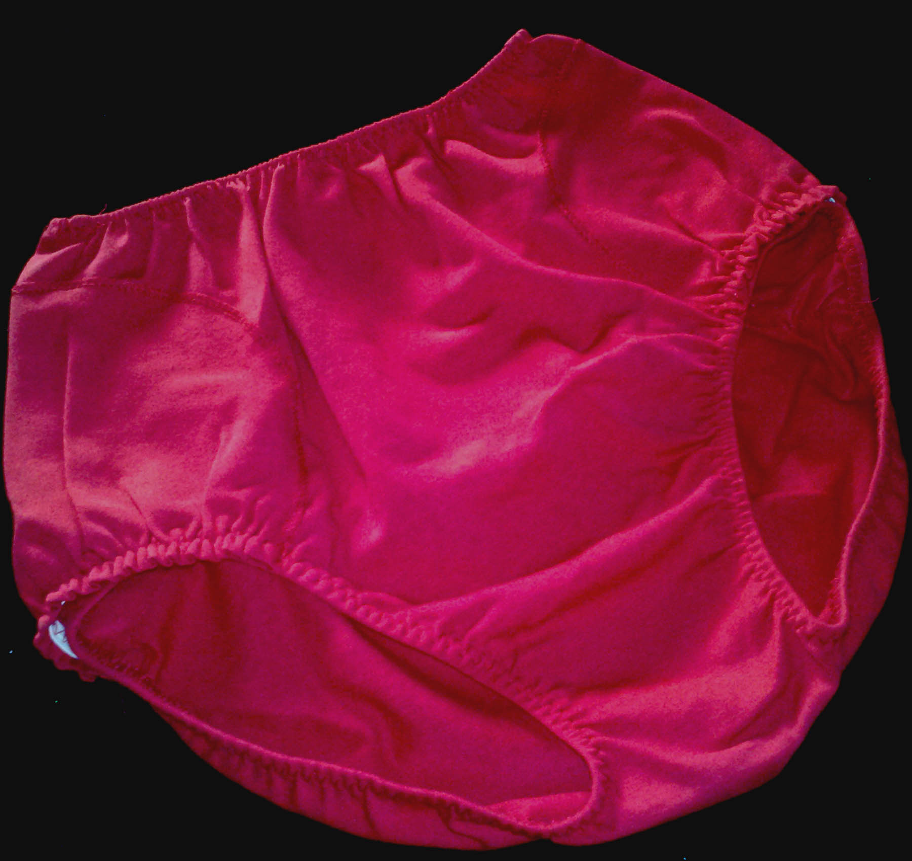Keddie — KEDDIE #410 COTTON/LYCRA 2 POCKET FRENCH CUT (Red/X-Small)