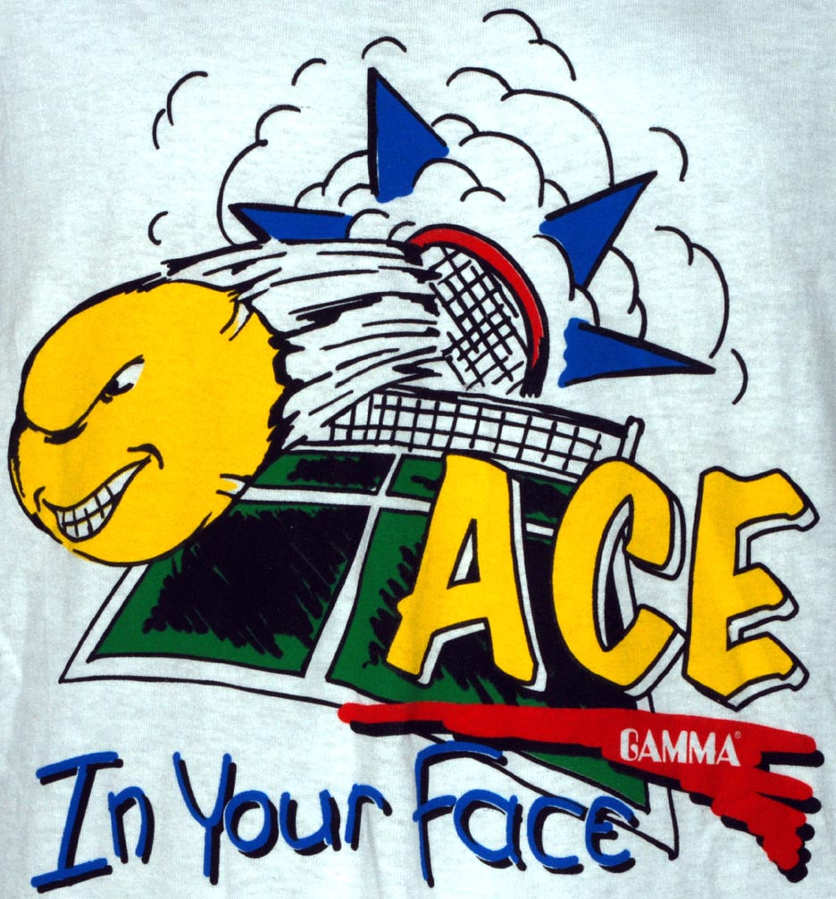 Gamma — GAMMA "ACE IN FACE" Cotton T-Shirt (XL)