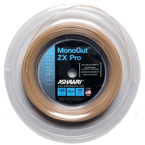 Ashaway Monogut ZX Pro Reel 360' (Natural)
