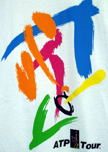 ATP Tour — ATP TOUR / "BRUSH" Cotton T-Shirt (L, XL)