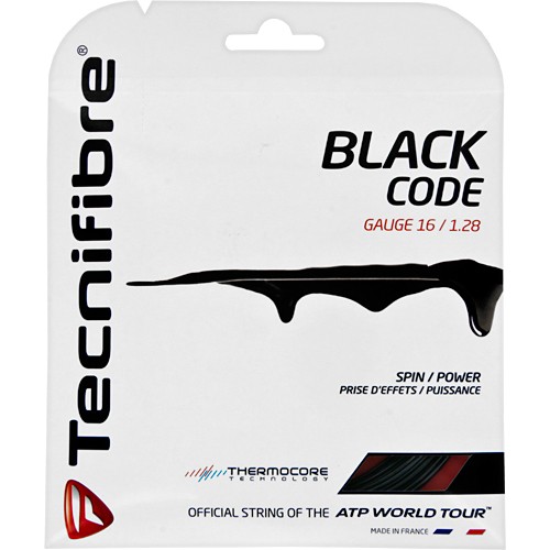 Tecnifibre — TECNIFIBRE BLACK CODE / PENTAGONAL POLY-MONO 16,17 FIRE or LIME