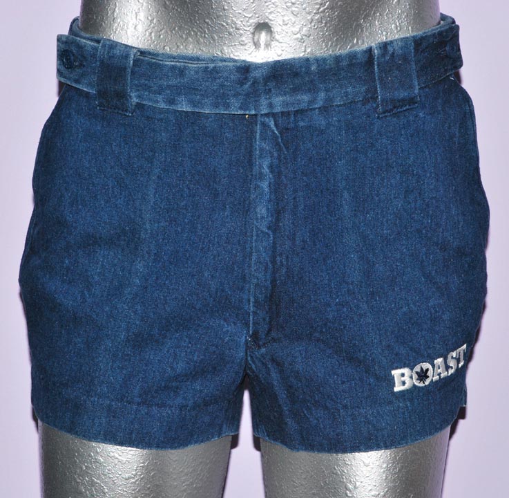 Boast — BOAST MENS/BOYS "DENIM" 3 POCKET SHORTS [BLUE DENIM] (28") 100% COTTON, adjustable to 26"