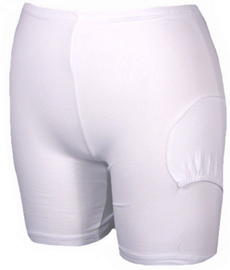 Fancy Pants — FANCY PANTS DROP NEEDLE NYLON/LYCRA 2 POCKET BIKE SHORT (Wht)