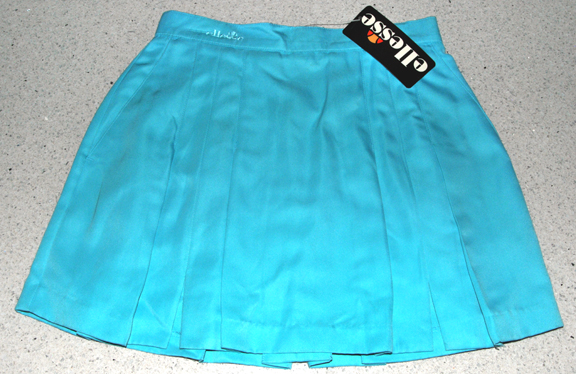 Ellesse — ELLESSE PLEATED SKIRT w/2 Pockets (TURQUOISE) (SIZE 6, 26" waist)