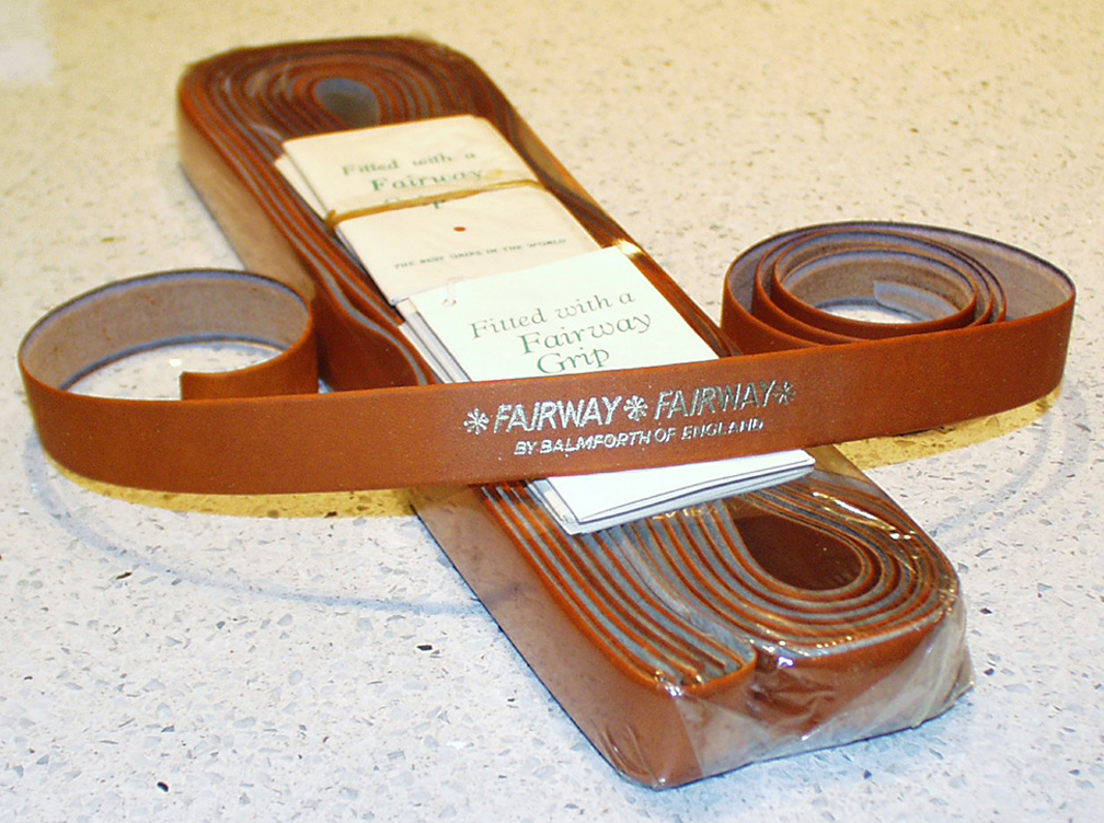Fairway — FAIRWAY Tan/Rust (Pro Staff Sampras) 50" x 15/16" (No Logo)