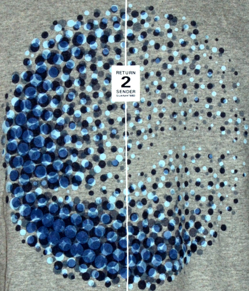 Nike — NIKE "RETURN TO SENDER" GRAY Cotton T-Shirt (XL)