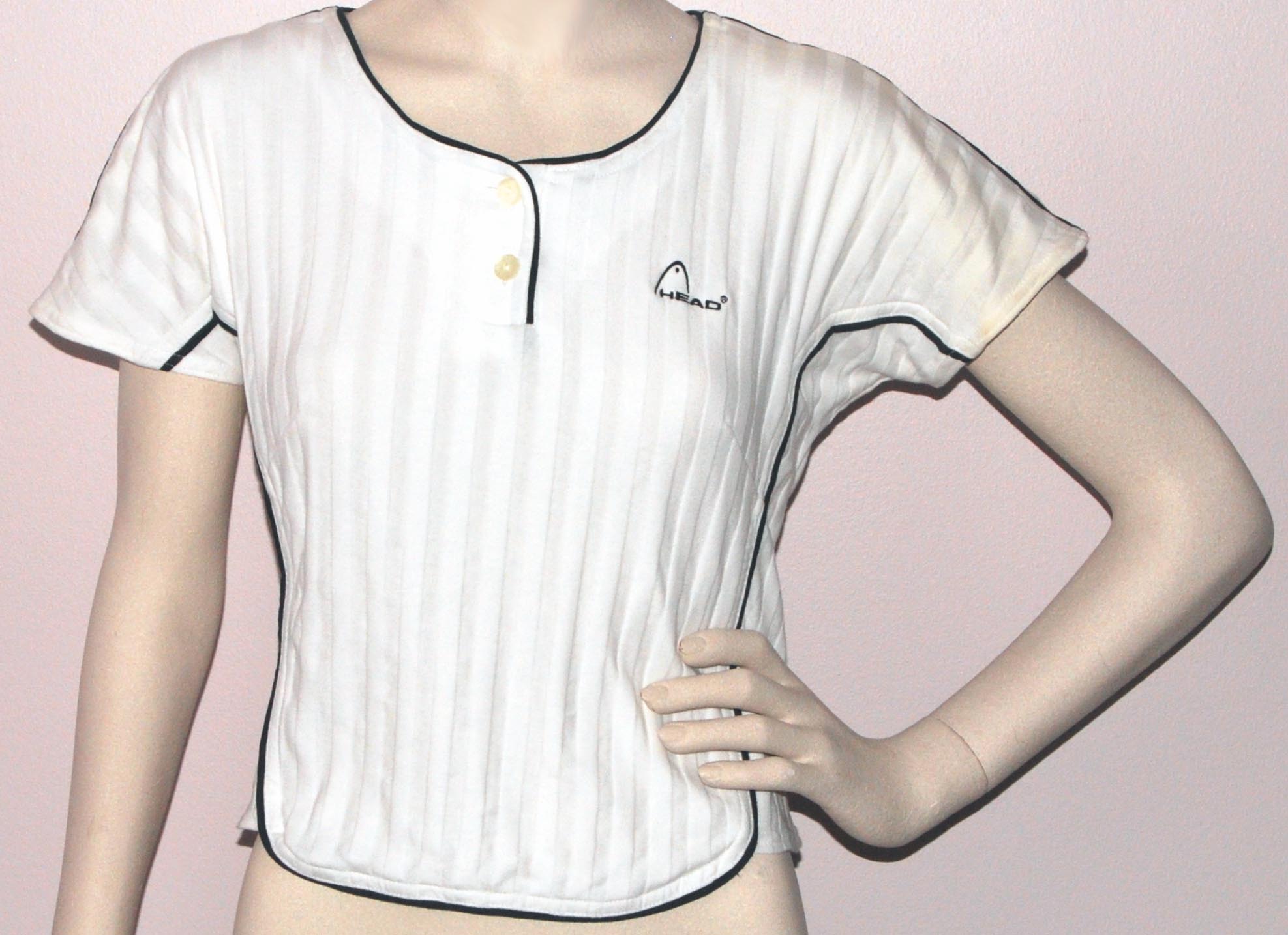 Head — HEAD PIPPED CROP TOP 100% Cotton (X-Small)