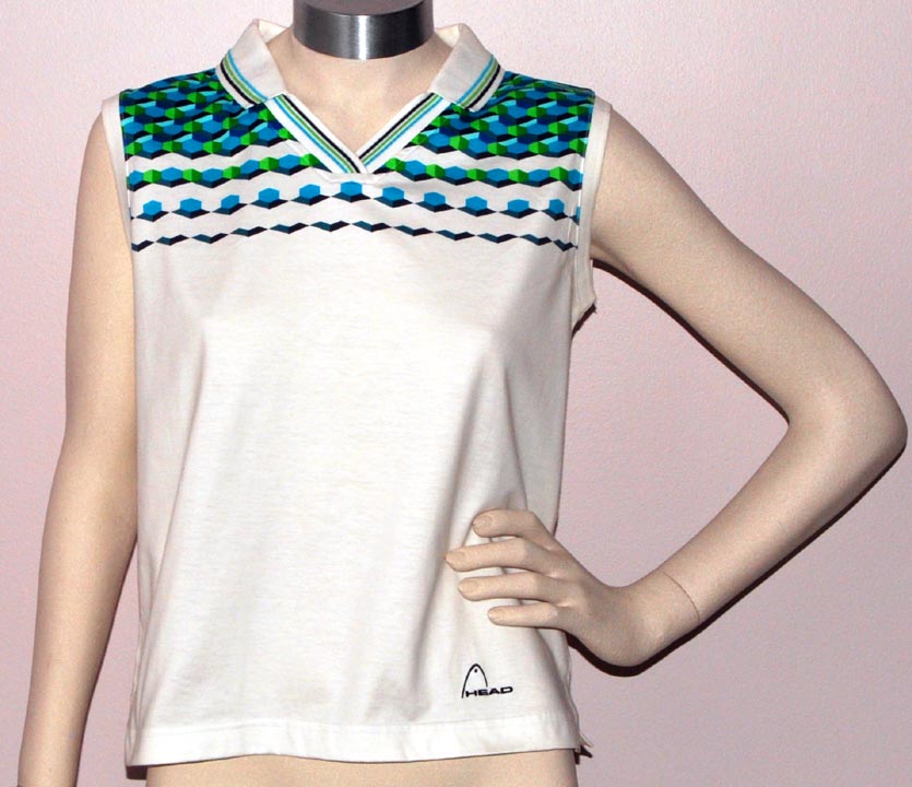 Head — HEAD SLEEVELESS COLLARED V-NECK 100% Cotton (X-Small)