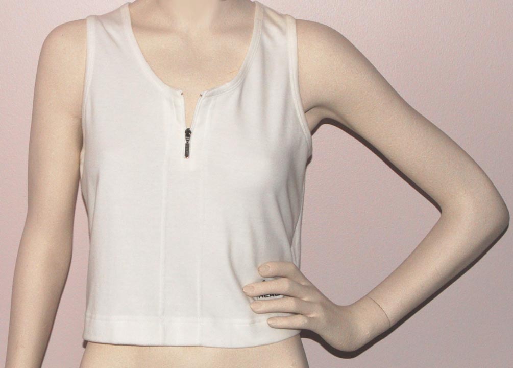 Head — HEAD ZIPPERED CROP TOP 100% Cotton (X-Small, Small)
