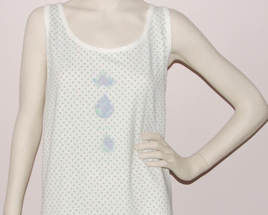 Head — HEAD "GREEN POLKA DOT" V-NECK 100% Cotton (X-SMALL, LARGE)