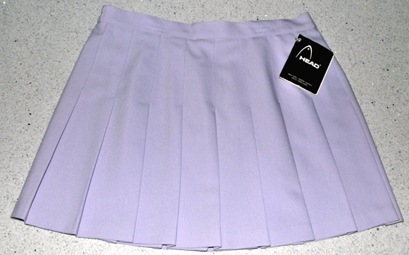 Head — HEAD PLEATED SKIRT w/Pocket (LAVENDER) knit (Size 6)
