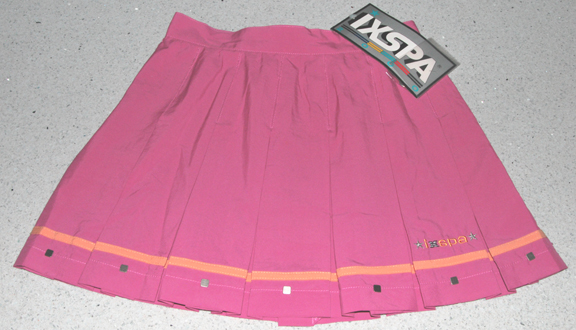 Ixspa — IXSPA PLEATED SKIRT (PINK) (Size 6, 26" waist) 100% Polyester percale