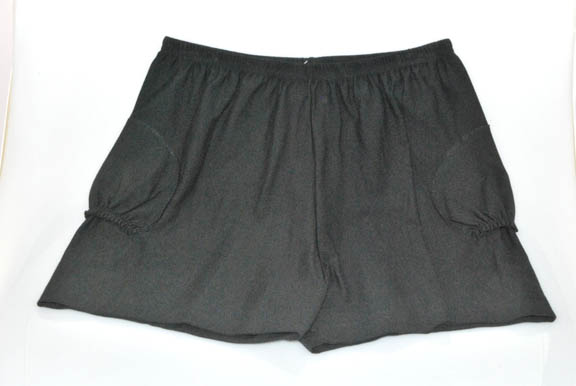 Keddie — KEDDIE #455 COTTON/LYCRA 2 POCKET BIKE SHORTY (Blk/XL)