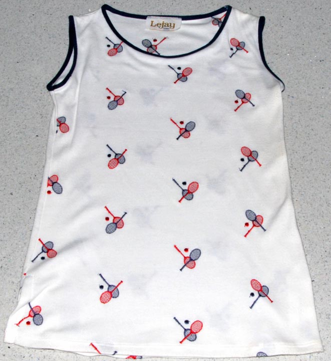 Leejay — LEEJAY CROSSED RACQUETS DRESS 50/50 (SMALL)
