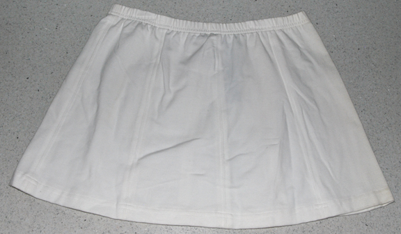 Leejay — LEEJAY KNIT SKIRT (WHITE) (LARGE 29" waist)