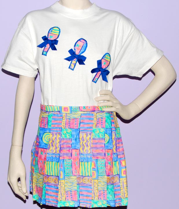 Little Rakits — LITTLE RAKITS T-SHIRT & "WRAP" SKIRT (XL) pastel