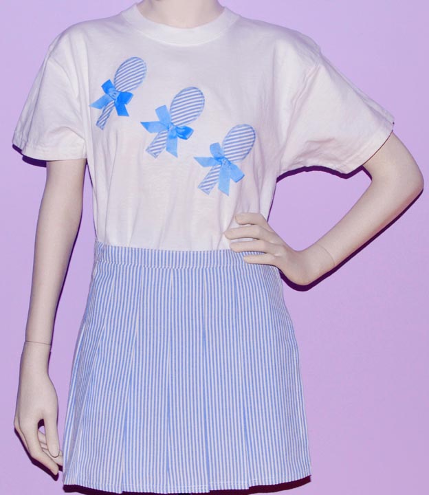 Little Rakits — LITTLE RAKITS T-SHIRT & "WRAP" SKIRT (XL) power/seer