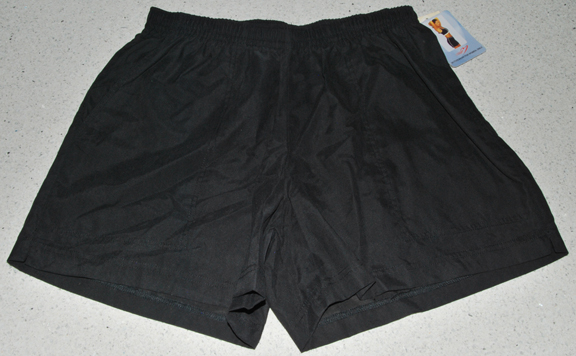 Marika — MARIKA SHORT (BLACK) w/2 Pockets (SMALL 27" waist)