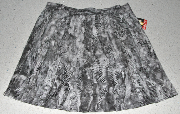 Natty — NATTY PLEATED SKIRT (SNAKE) (SIZE 12, 28" waist)