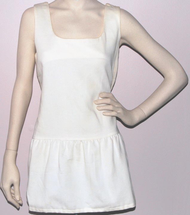 Neswick Court — NESWICK COURT "VINTAGE" DRESS (WHITE) (SMALL, MEDIUM) 100% Cotton pique