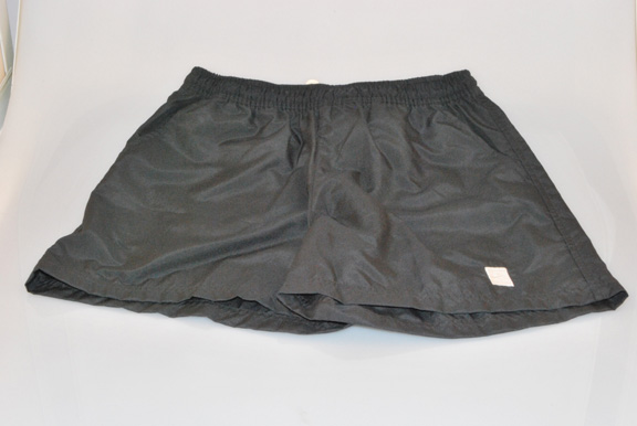 Nike — NIKE BOYS 14.25" SHORTS [BLACK] (MEDIUM) 100% Poly percale