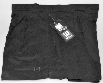 Wilson — WILSON MENS 16" PLEATED STRETCH SHORTS [BLACK] (40")