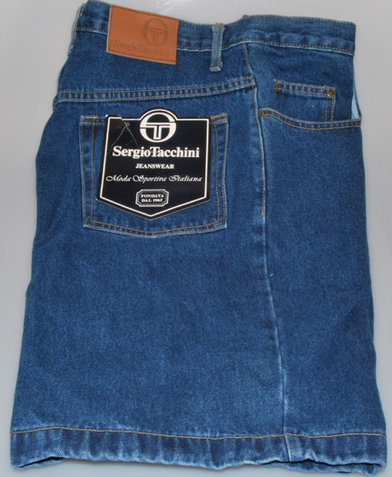Sergio Tacchini — SERGIO TACCHINI DENIM JEAN STYLE SHORTS (34/36/38) 100% Cotton denim