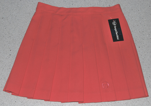 Sergio Tacchini — SERGIO TACCHINI PLEATED SKIRT (PEACH) knit (SIZE 10, 29" waist)