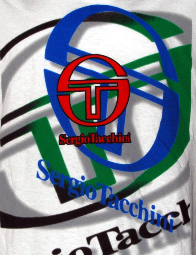 Sergio Tacchini — SERGIO TACCHINI LOGO Cotton T-Shirt (Large)