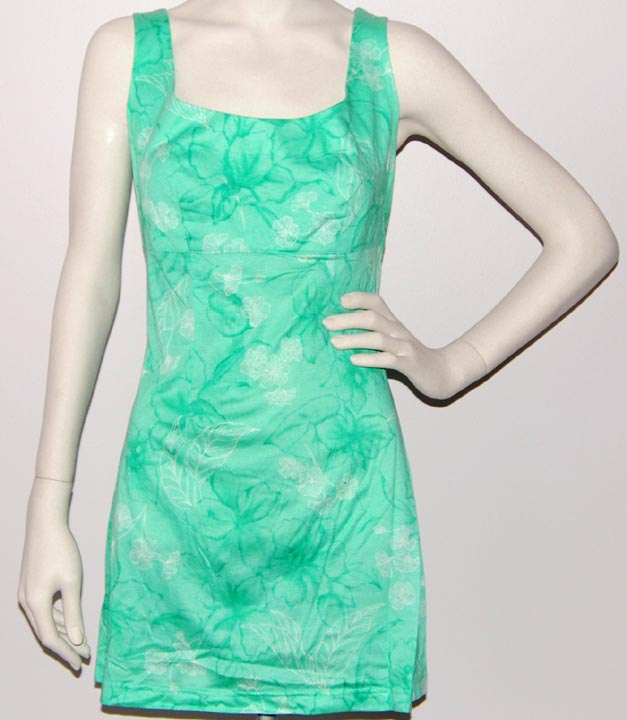 Tail — TAIL "CHINA DOLL" DRESS (GREEN) (SMALL, XL) cotton/rayon
