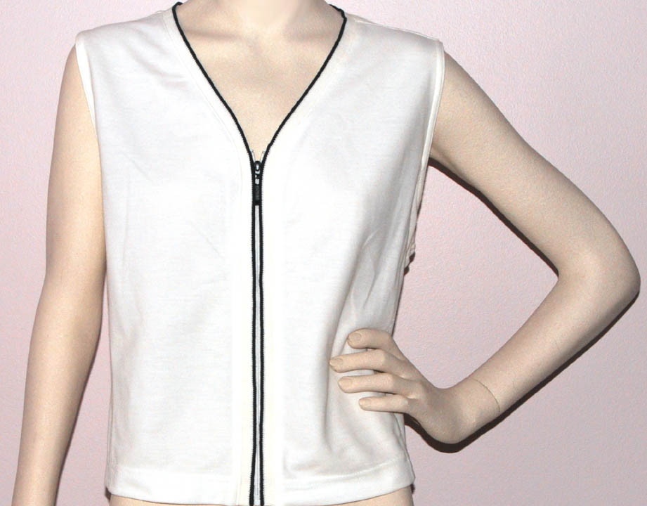Tail — TAIL "PIQUE" ZIPPER VEST (XL) cotton/poly pique