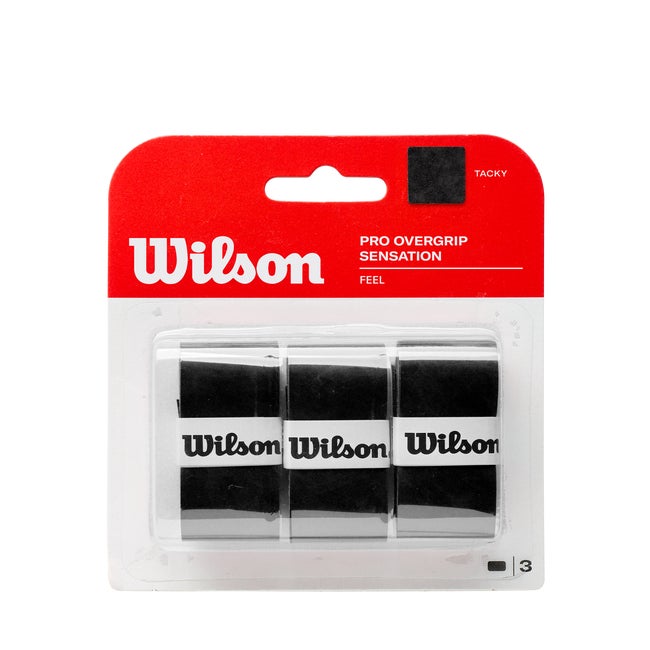 Wilson — WILSON PRO OVERGRIP SENSATION 3pk Wht,Blk