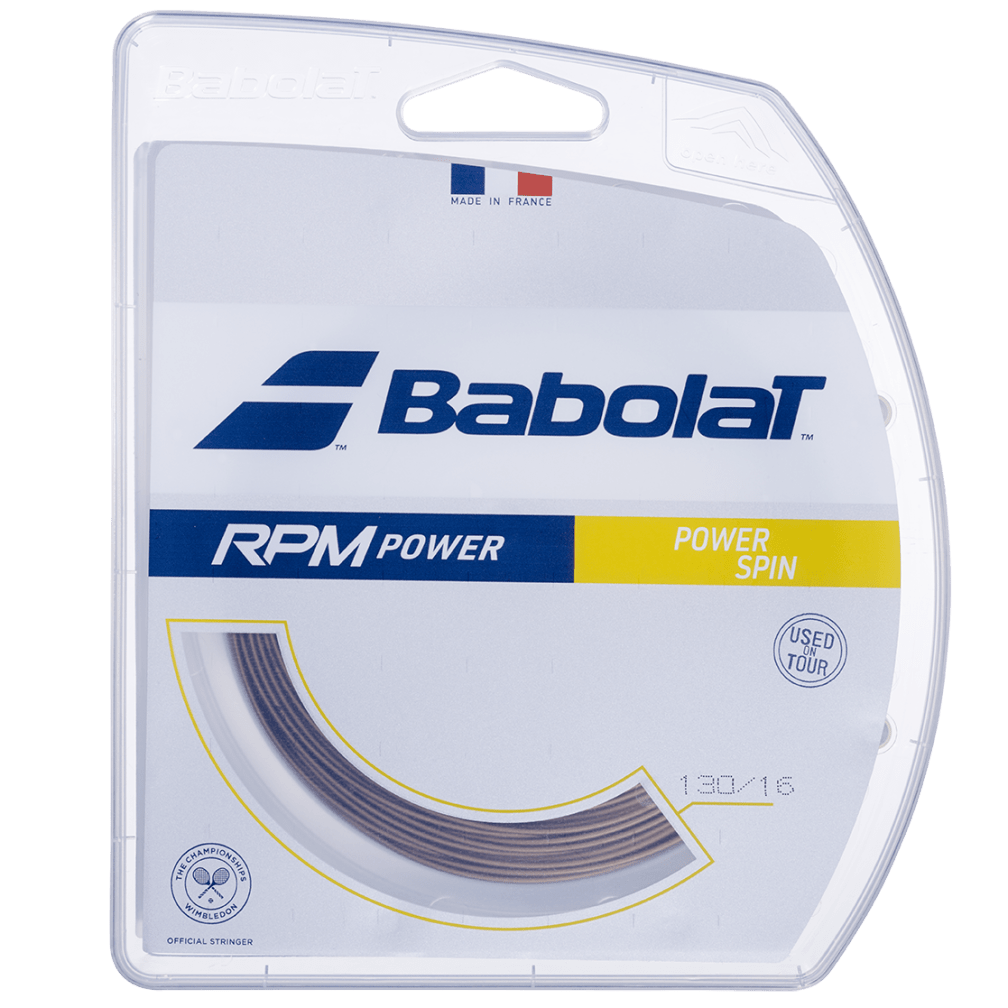 Babolat — BABOLAT RPM POWER [POLY] 16,17 Brn,Blu