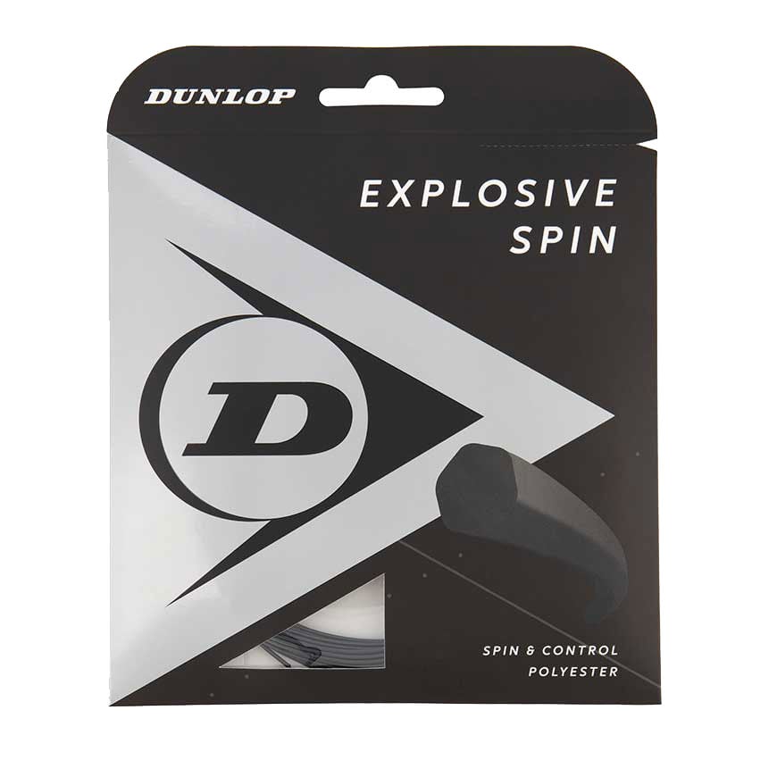 Dunlop — DUNLOP EXPLOSIVE SPIN Shaped Poly 16,17g Blk, Yellow