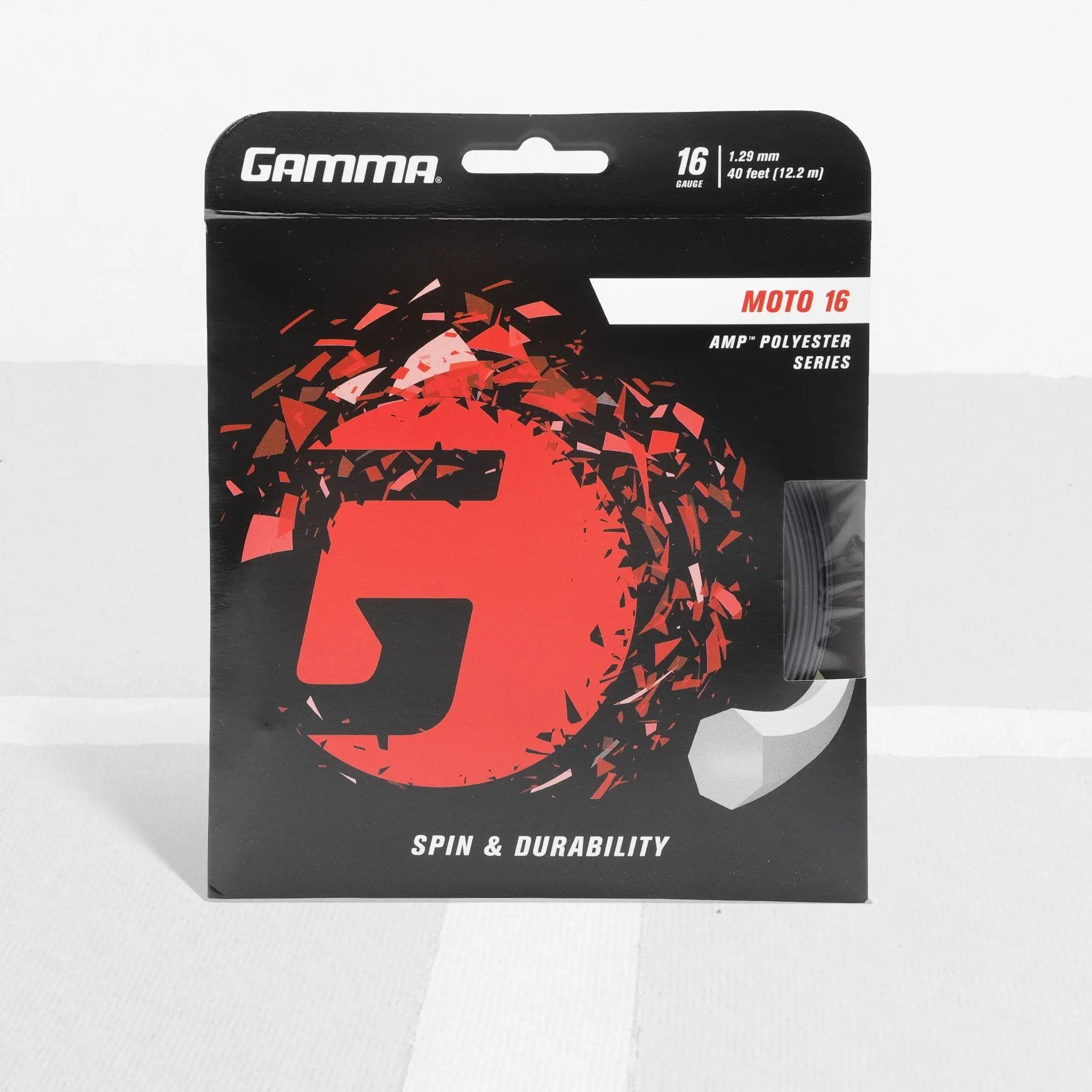 Gamma — GAMMA AMP MOTO HEPTAGONAL POLYESTER 16,17ga BLK, LIME