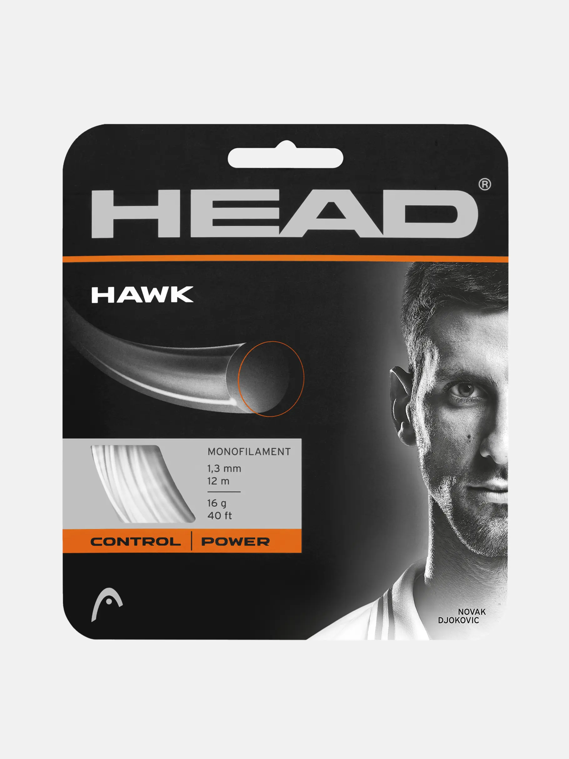 Head — HEAD HAWK 16, 17, 18ga (Polyester) WHT, PLATINUM