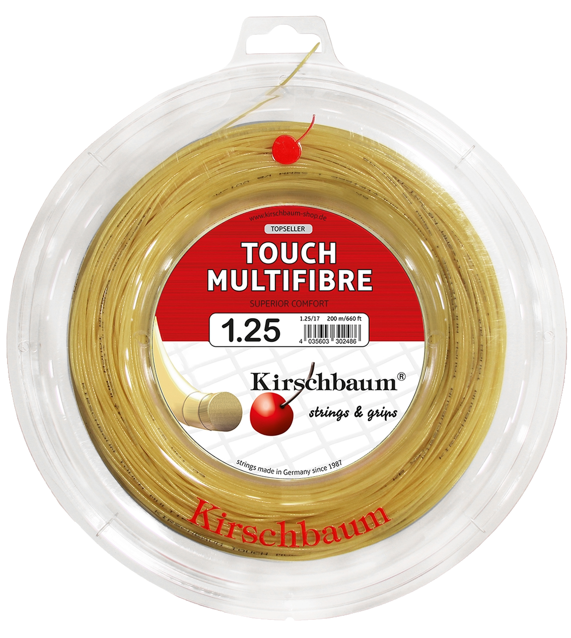 Kirschbaum — KIRSCHBAUM TOUCH MULTI-FIBRE 16, 17ga NAT