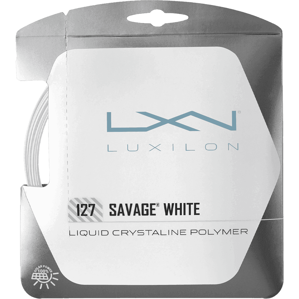 Luxilon — LUXILON SAVAGE SPIN 1.27mm BLK, GRN, WHT