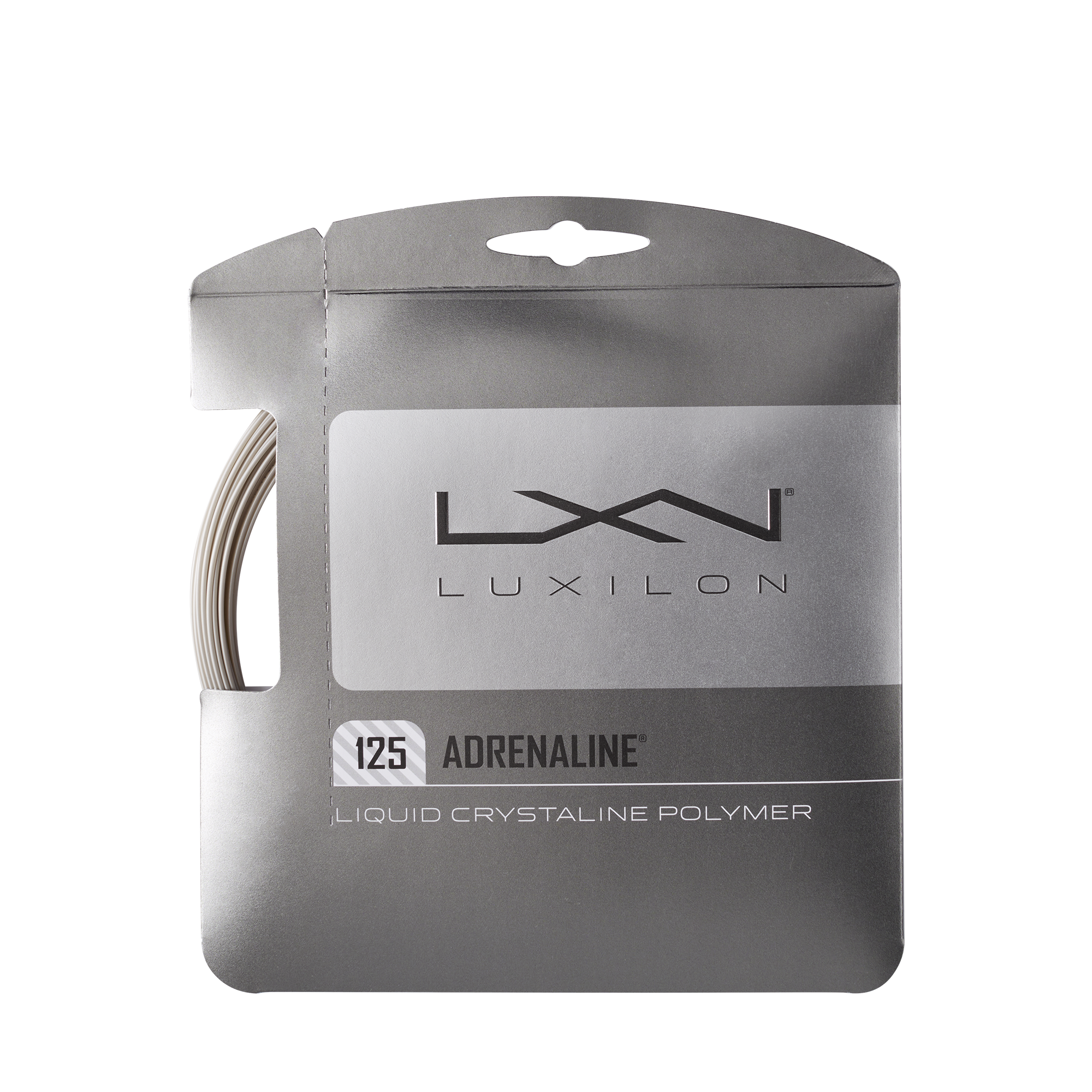 Luxilon — LUXILON ADRENALINE 1.25mm, 1.30mm (1.25mm Rough) SILVER