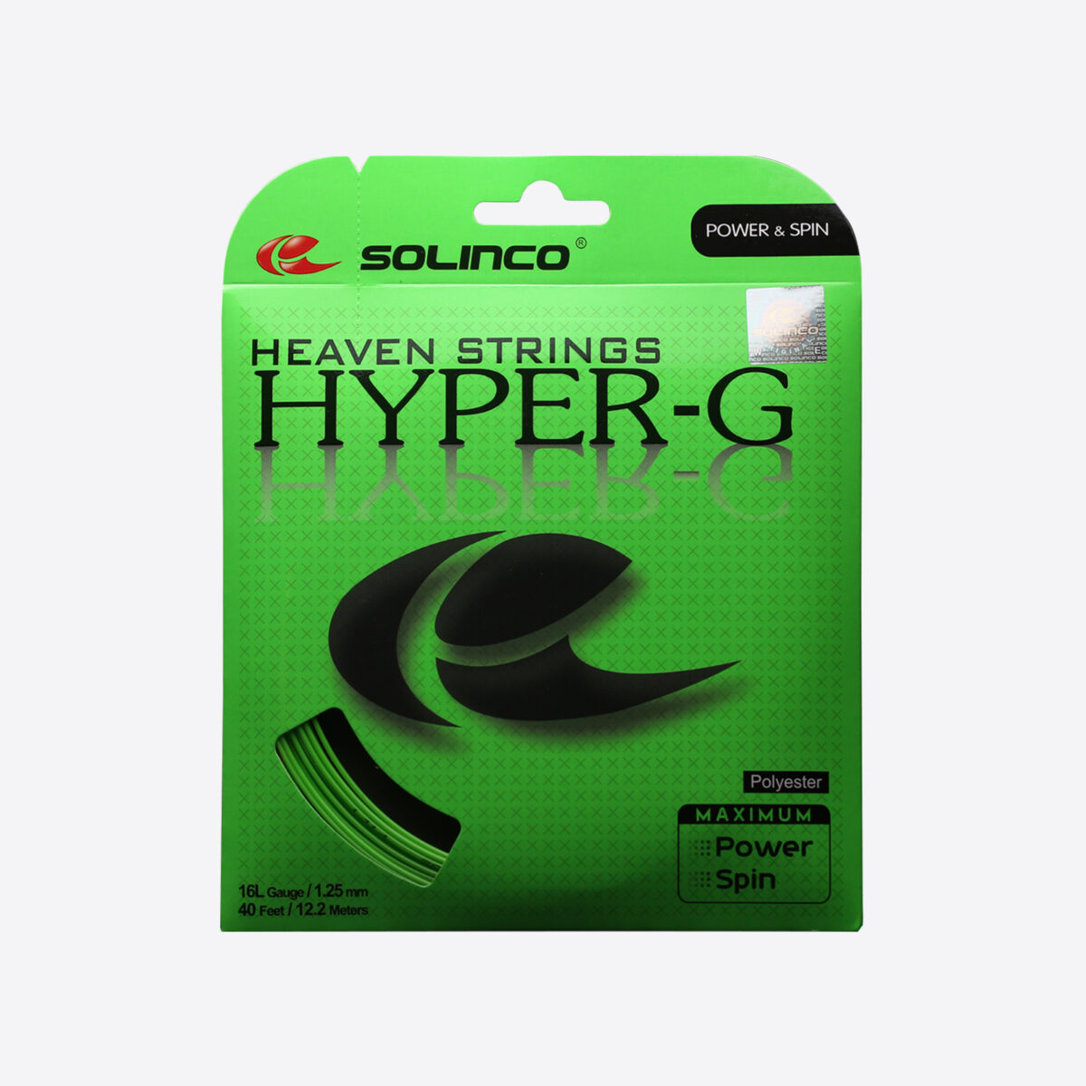 Solinco — SOLINCO HYPER-G (16,16L,17,18,19,20g) LIME