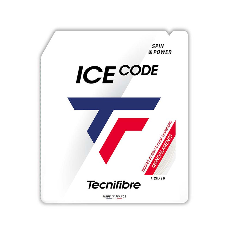 Tecnifibre — TECNIFIBRE ICE CODE / POLY-MONO 16,17,18ga WHITE