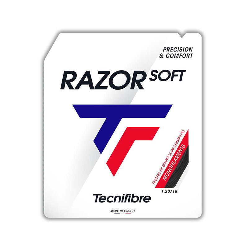 Tecnifibre — TECNIFIBRE ATP RAZOR CODE SOFT / 660' REEL 16,17ga CARBON