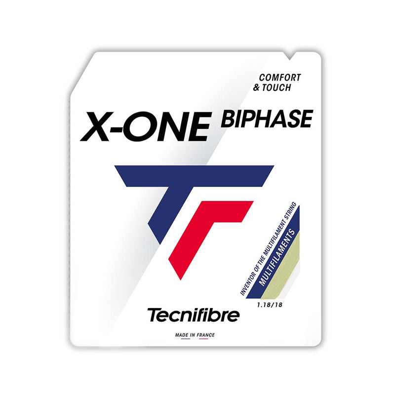 Tecnifibre — TECNIFIBRE X-ONE BIPHASE / MULTI 16,17,18ga NAT or RED