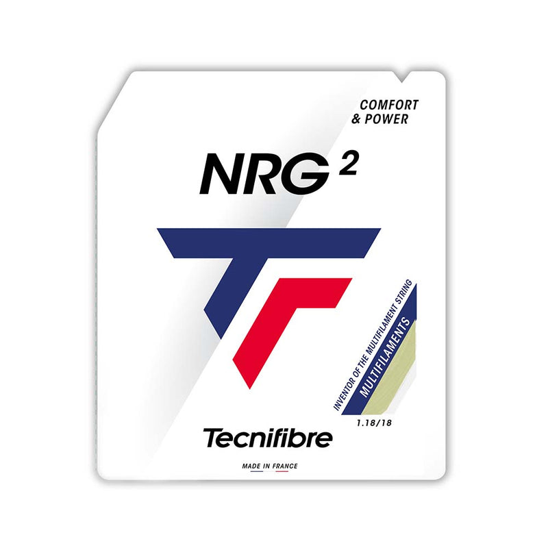 Tecnifibre — TECNIFIBRE NRG2 / MULTI 16,17ga NAT,BLK / 18ga NAT