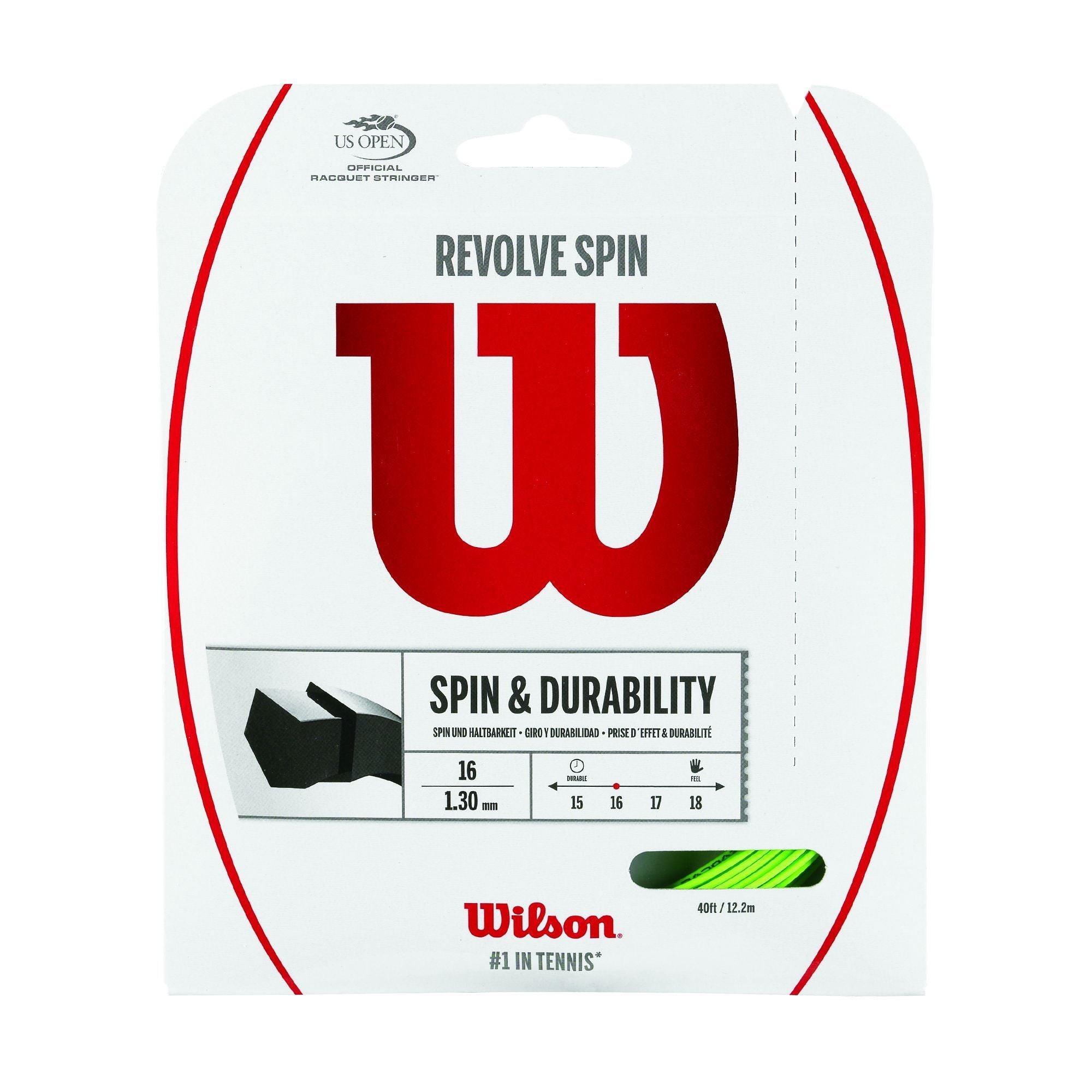 Wilson — WILSON REVOLVE SPIN 16g, 17g Blk, Grn