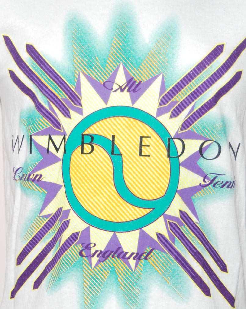 Wimbledon — WIMBLEDON "ART DECO" Cotton T-Shirt (Medium)