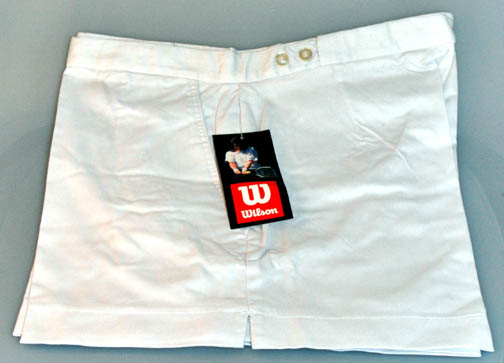 Wilson — WILSON MENS 14" SHORTS [WHITE] (32") 65% Poly / 35% Cotton