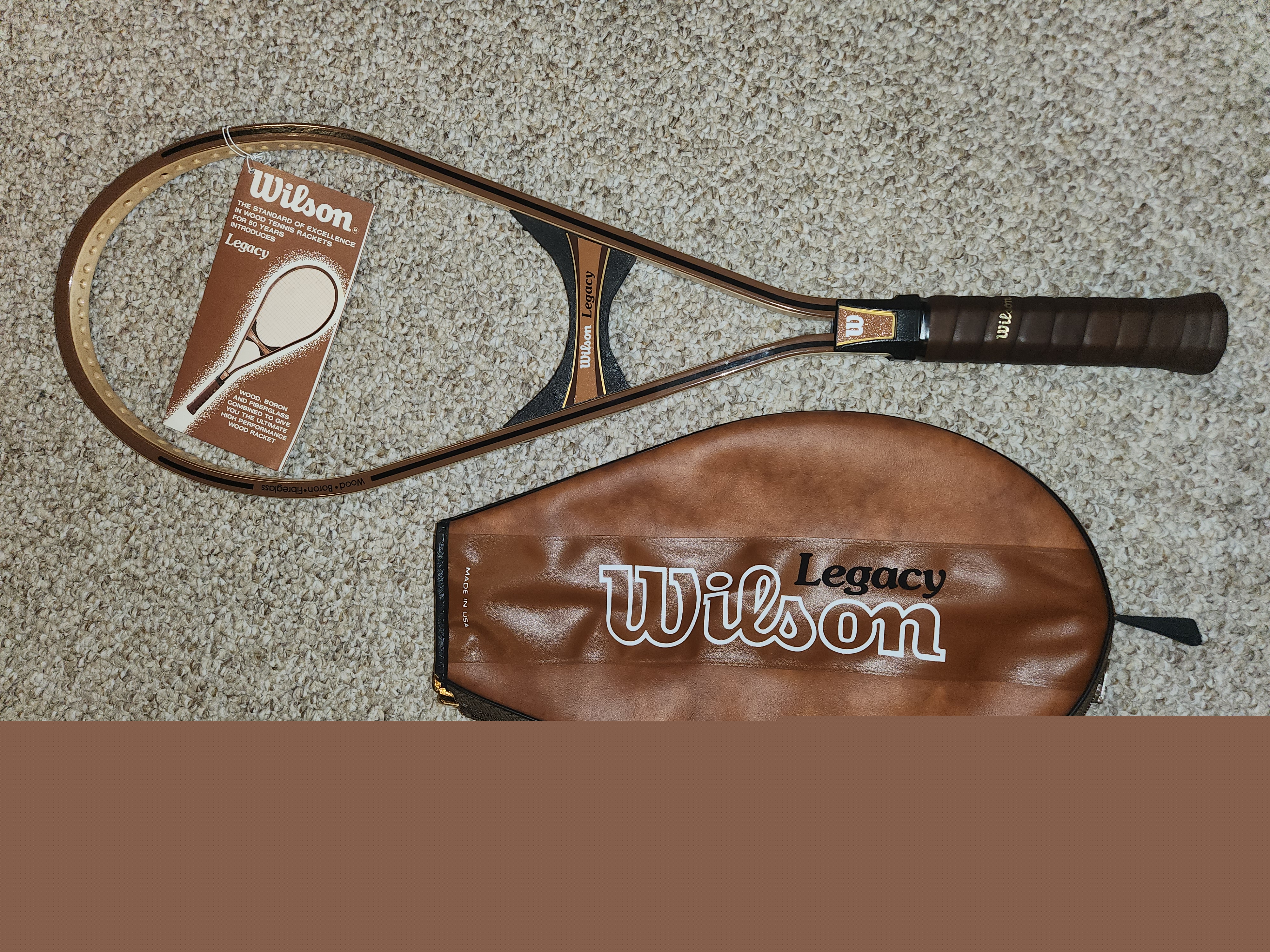 Wilson — WILSON LEGACY (USA) 4 5/8M Cover, Tag #2