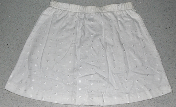 Wilson — WILSON KNIT SKIRT (WHITE) 2 Pockets (SMALL 25" waist)